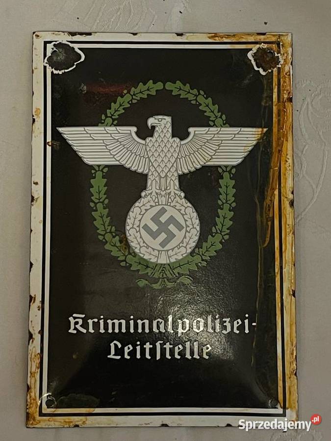 Tablica emaliowana propaganda III Rzesza Kraków sprzedam