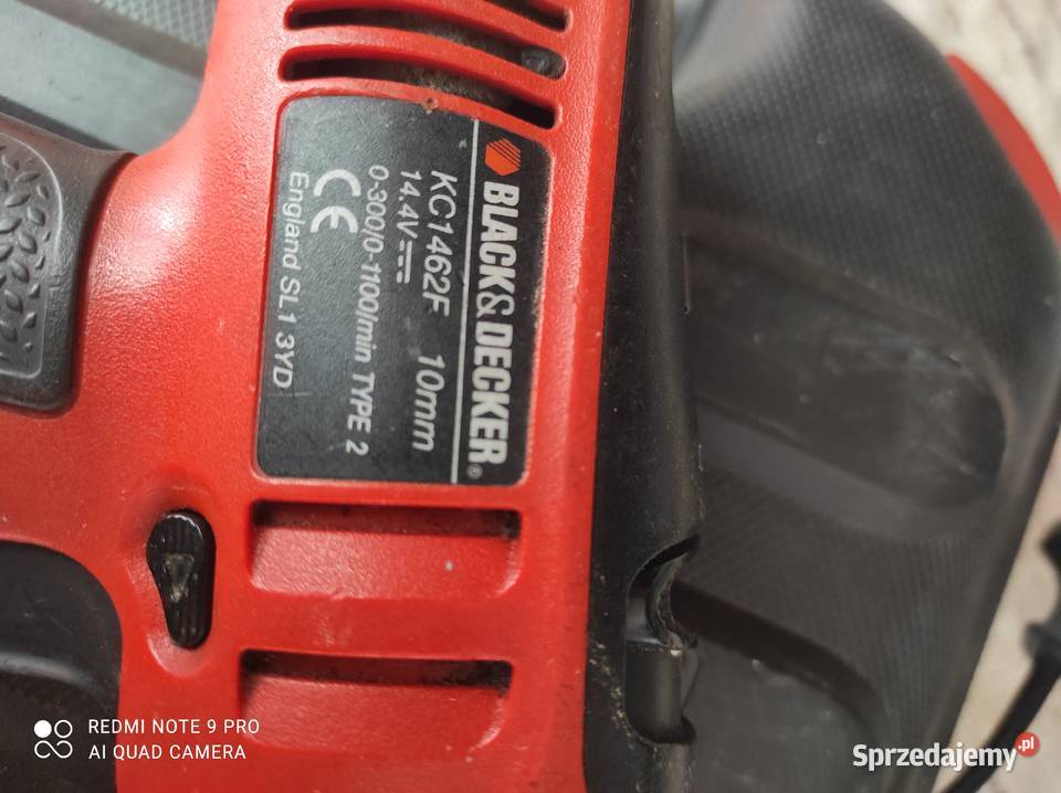 zakrętarko wkrętarka Black Decker kpl skrzynka