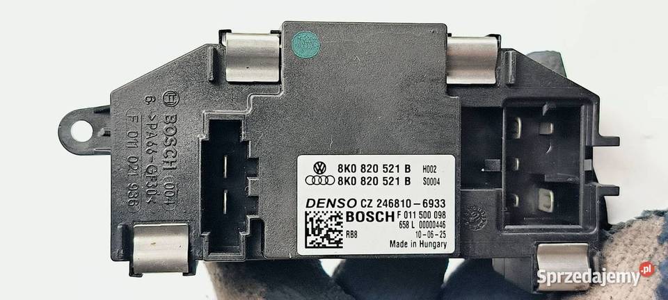 REZYSTOR DMUCHAWY AUDI A8 D4 8K0820521B osobowe