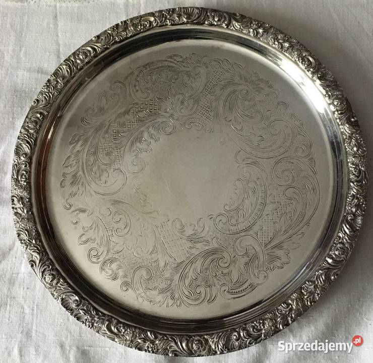 Patera posrebrzana Anglia Antyki małopolskie Kraków