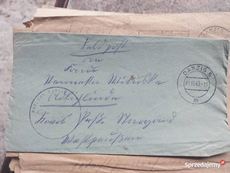 Zestaw 23 listy 2WŚ 194344r Neustettin Danzig Tczew sprzedam