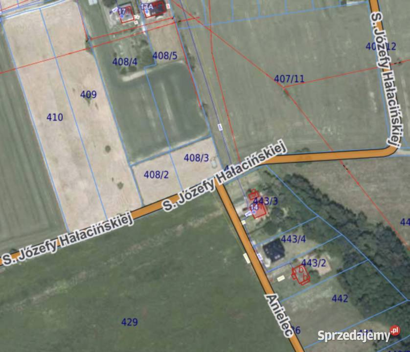 Działka 12 arów 1200 m 24 ary 2400 m Poręba 124zł/m2 Poręba Żegoty