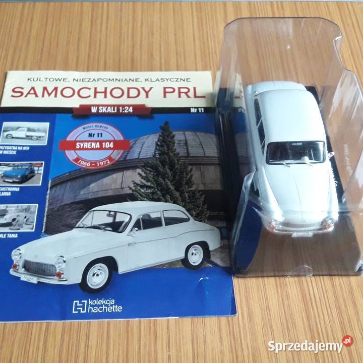 FSO Syrena 104 Hachette Kultowe samochody PRL Modelarstwo Piotrków Trybunalski