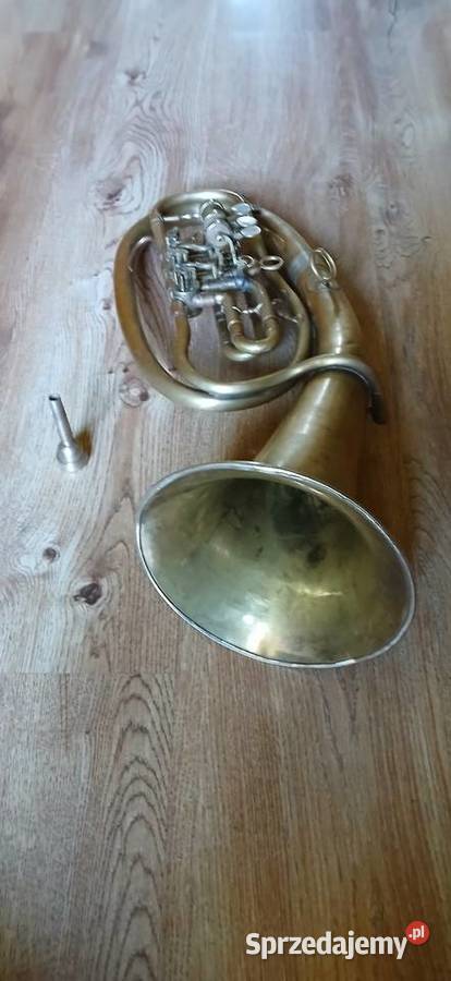 Stara mosiężna trąbka sprzedam