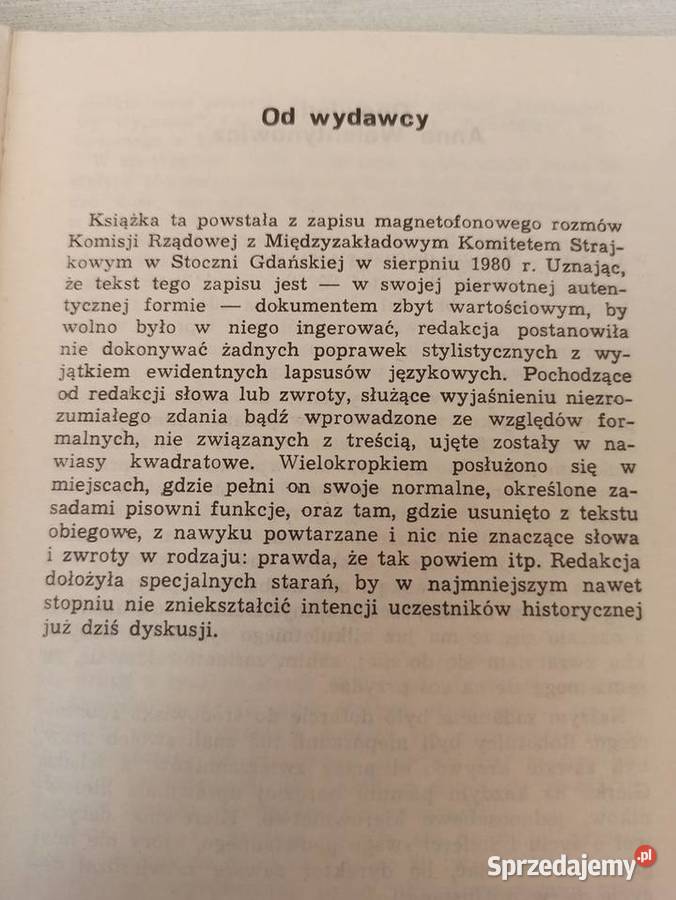 Gdańsk Sierpień 1989 Rozmowy Komisji Rządowej śląskie