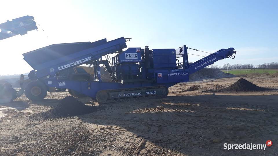 Wynajem kruszarki stożkowej kruszenie usługowe Pozostałe Trachy