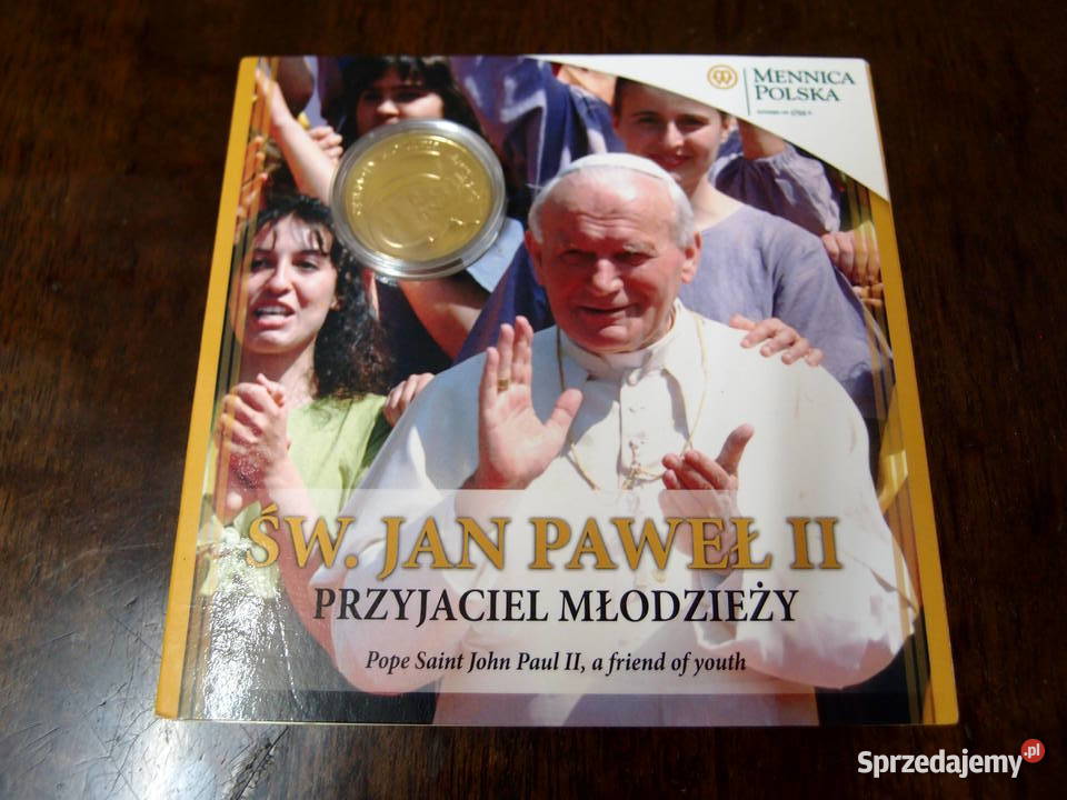 Numizmat św Jan Paweł II Przyjaciel Młodzieży Numizmatyka Łódź