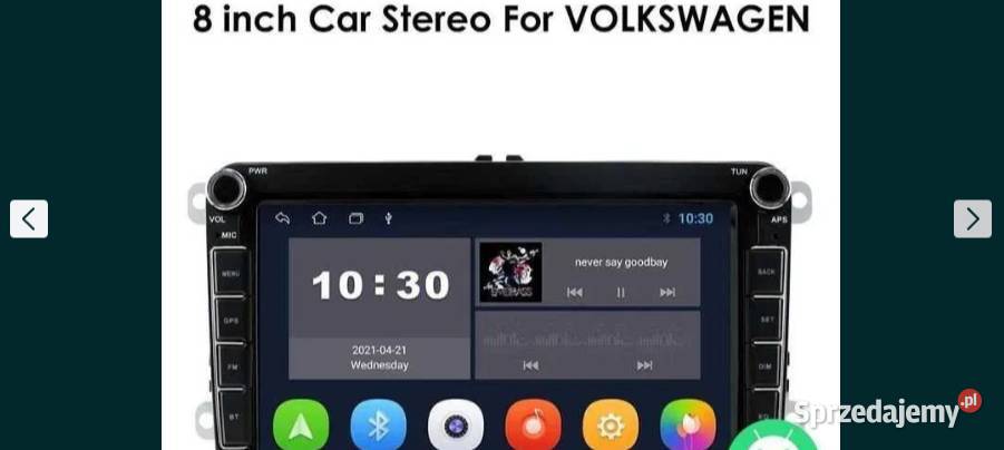 Radio VW B6 Seat Skoda Passat Android 12 8 Ożarowice