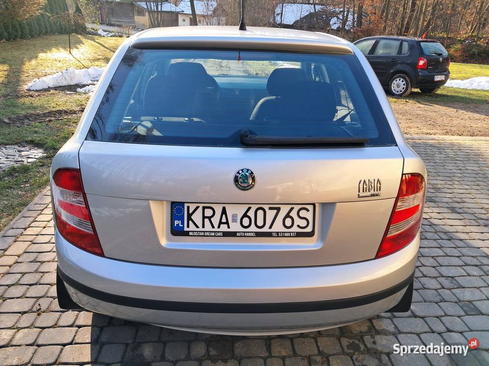 Skoda Fabia 2007r 14 16V Benzyna Klima 75KM Fabia