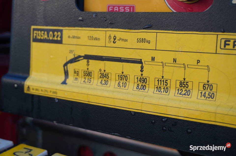 Iveco Stralis 19310 4x2 E6 100 FASSI F135A022 Kraków