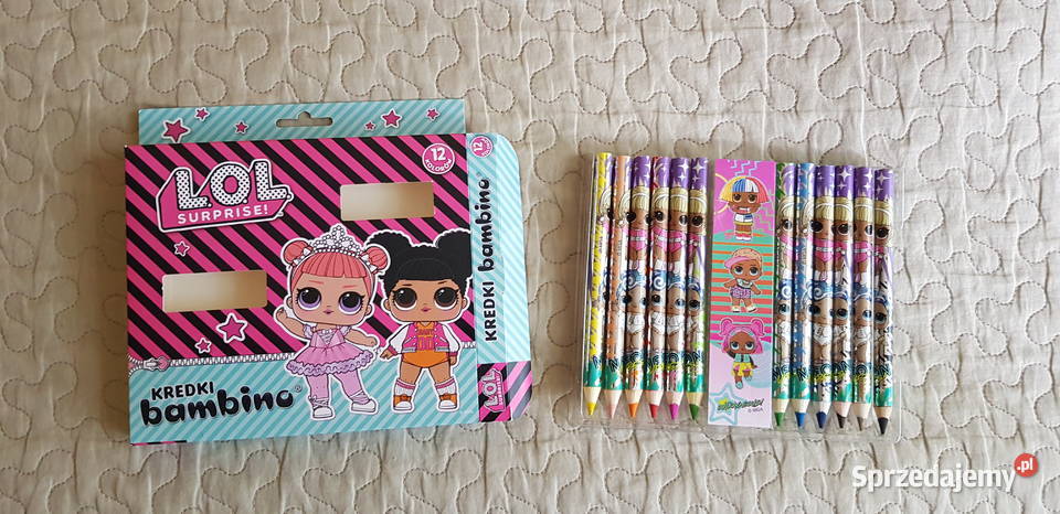 Nowe Kredki bambino Lol Surprise 12 kolorów Warszawa