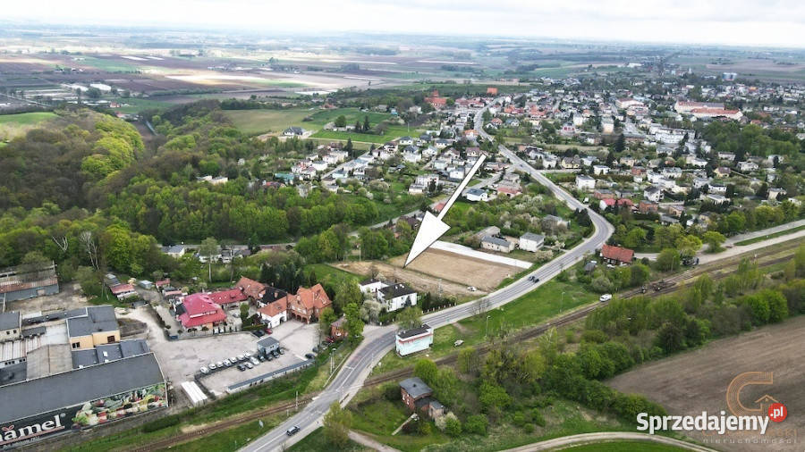 Unisław działka budowlana MPZP 2241m Chełmińska asfalt