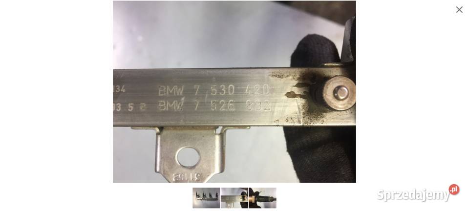 Listwa wtryski 7526892 BMW 18 20 16V VALVETRONIC osobowe Jelcz-Laskowice