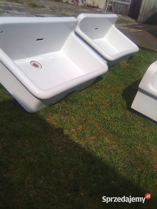 Umywalka zlew stary wielki porcelanowy ceramika biały Pozostałe Tarnowo Podgórne