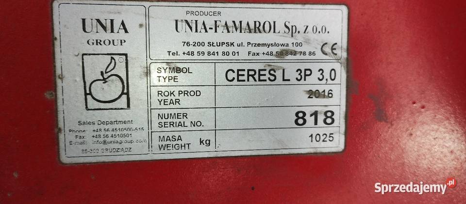 Agregat uprawowo siewny 3 m lubelskie Mościska sprzedam