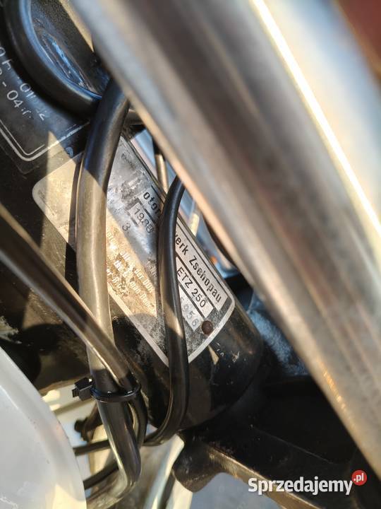 MZ ETZ 250 1988 z dokumentami do rejestracji wielkopolskie Nowe Skalmierzyce