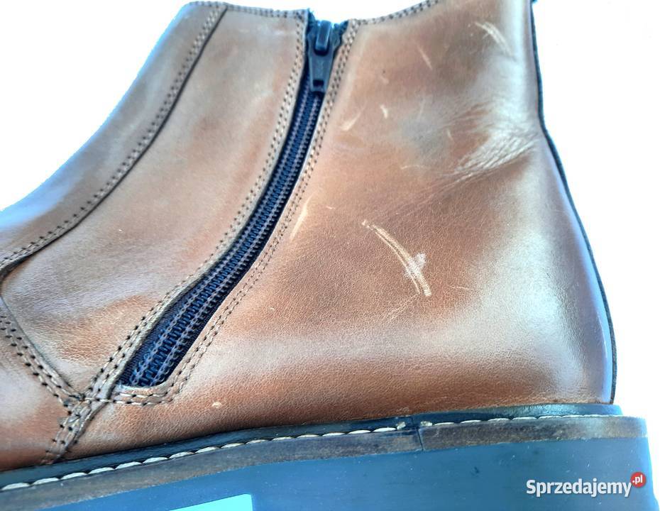 44 Buty męskie zimowe Jacamo skórzane brązowe 29 Pozostałe Gaszowice