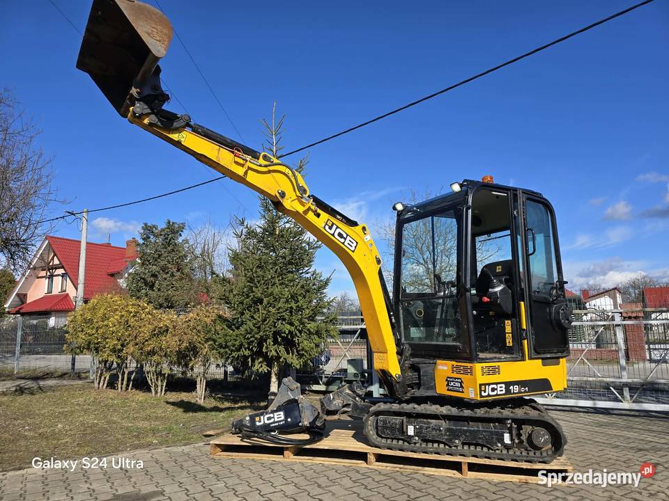 JCB 19 c1 minikoparka 2025 młot 2 łyżki