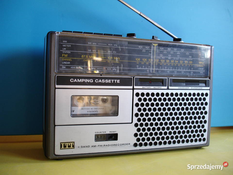 Radiomagnetofon ITT CAMPING CASSETTE 109 Radioodtwarzacze Zielona Góra