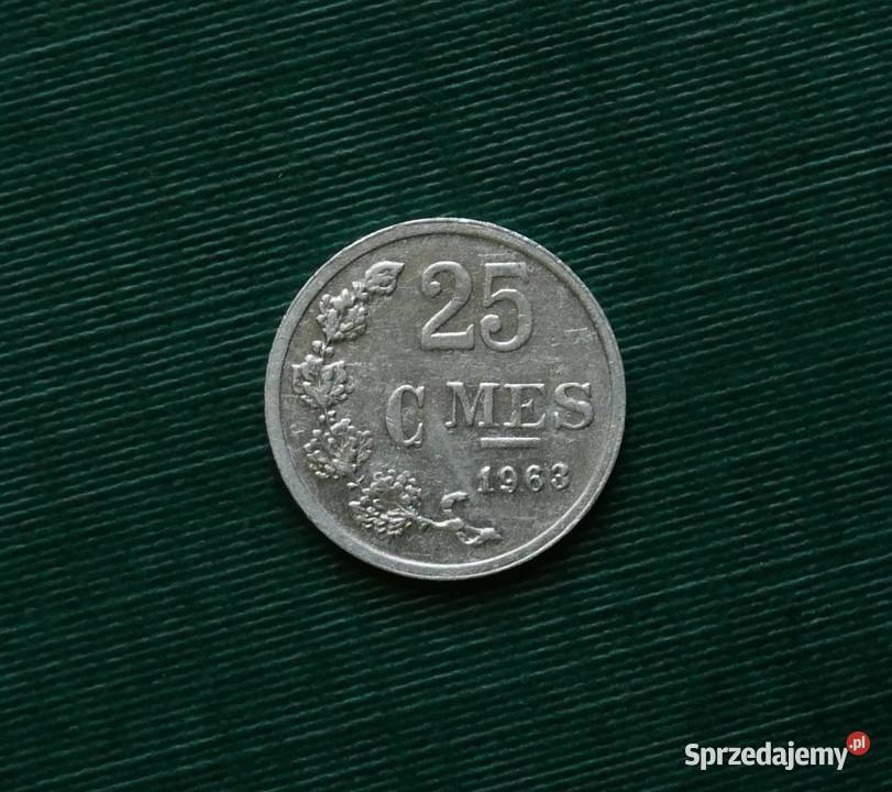 LUKSEMBURG 25 centymów 1963r Numizmatyka Gliwice