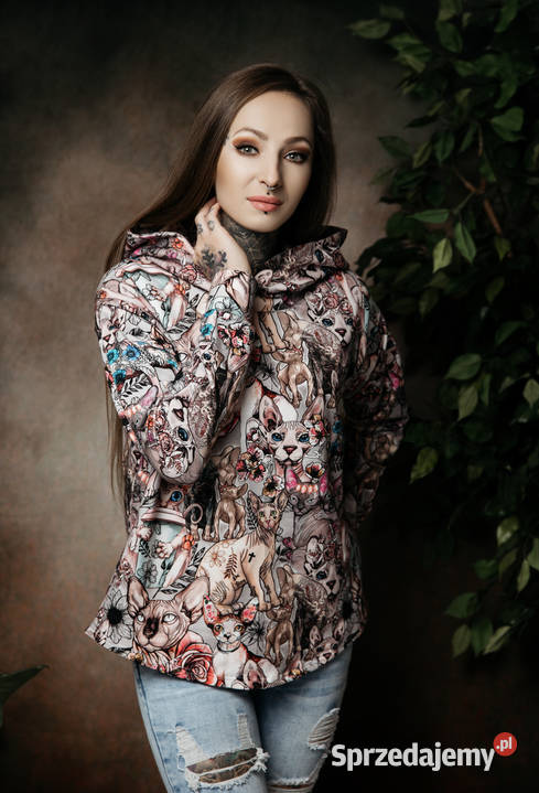 Magic Pet Fashion bluza damska kot sfinks M