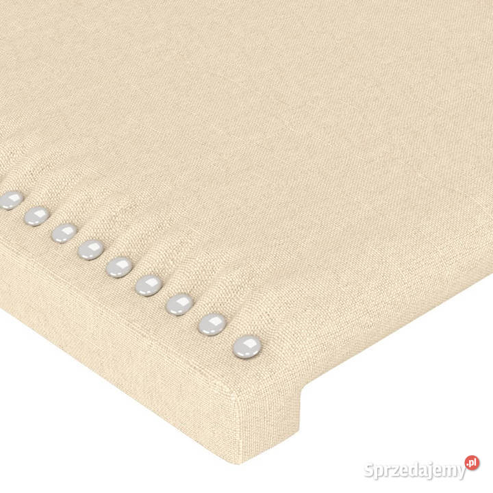 Zagłówek do łóżka z LED kremowy 93x16x118128 mazowieckie Warszawa