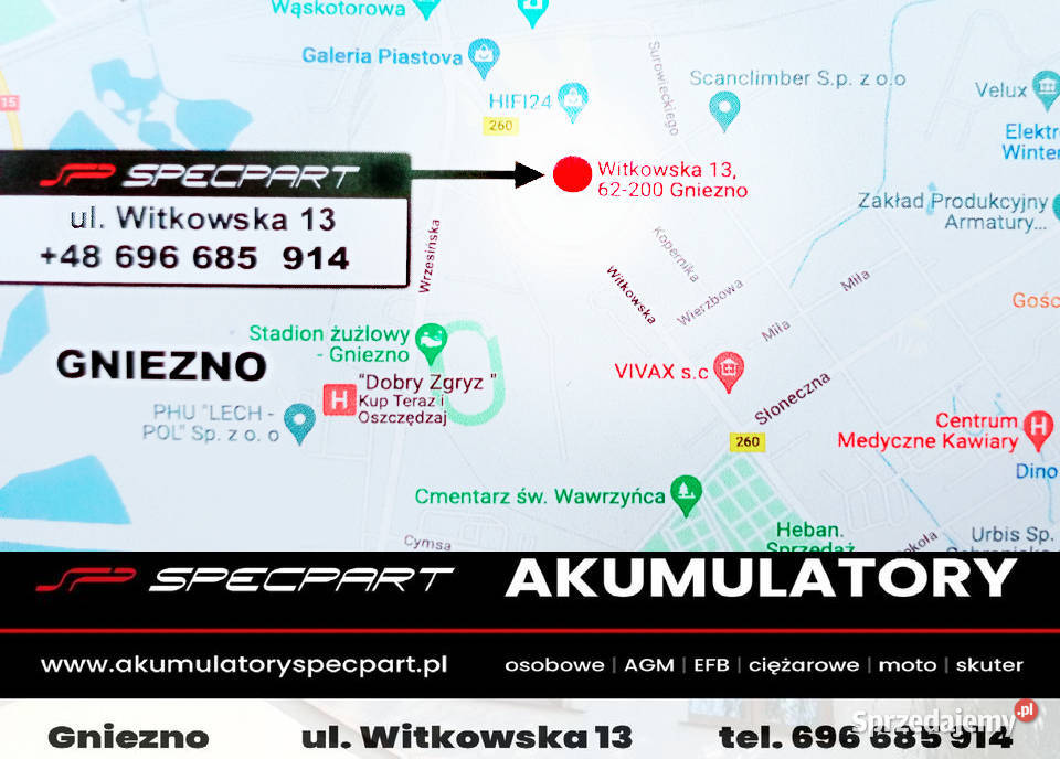 Akumulator SPECBAT 60Ah 480A