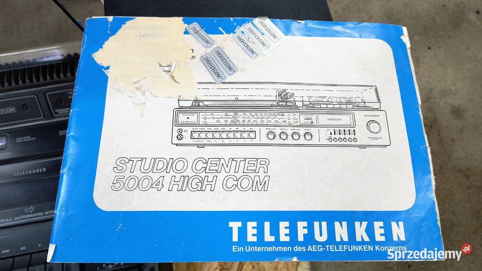 Telefunken studio center 5004 high com Elektronika Żabno