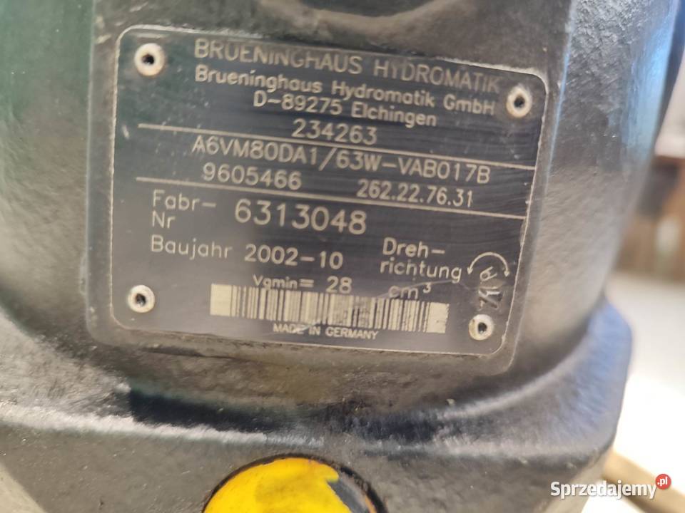 Silnik hydrauliczny Manitou MLT 523 A6VM80DA1 Wilkowo