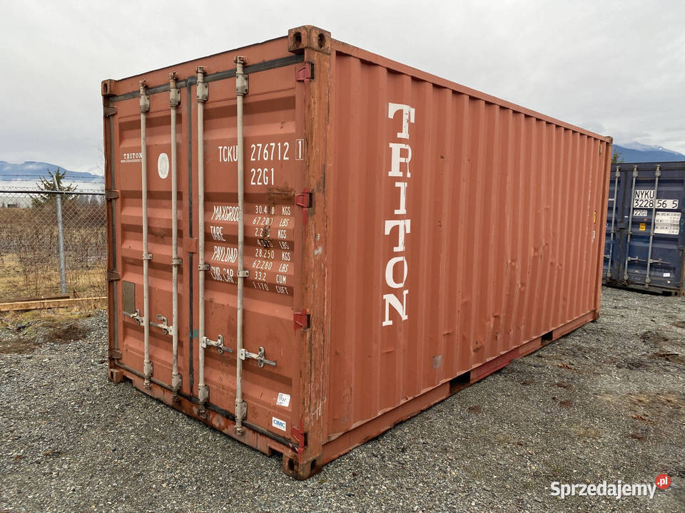 Kontener morski magazynowy 20DV 6 metrowy Mosina sprzedam