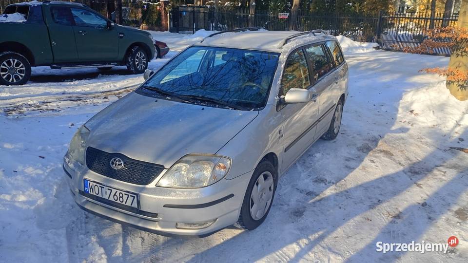 Toyota Corolla 2003 salon Polska klimatyzacja komputer pokładowy Warszawa