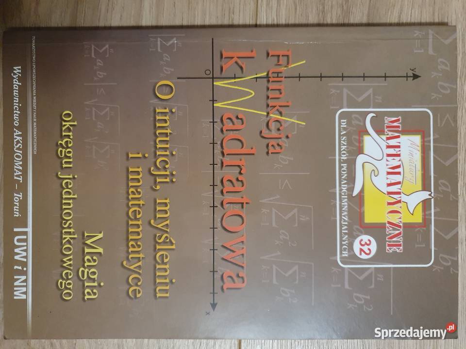 Matematyka Funkcja kwadratowa matematyka Kraków sprzedam