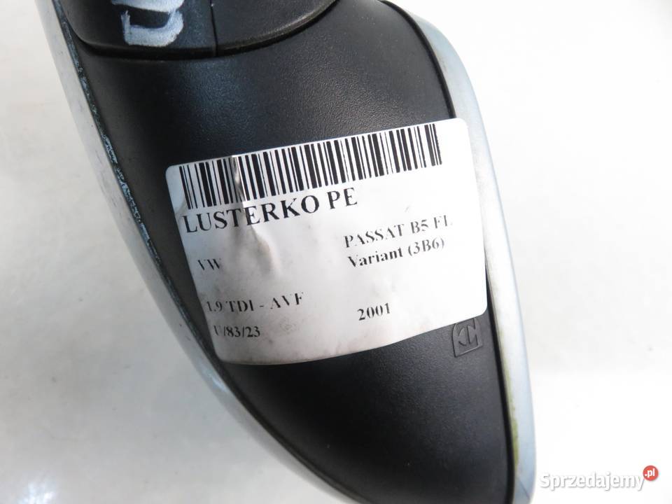 LUSTERKO PRAWE VW PASSAT B5 FL Variant 3B6 LB5S Lusterka zewnętrzne