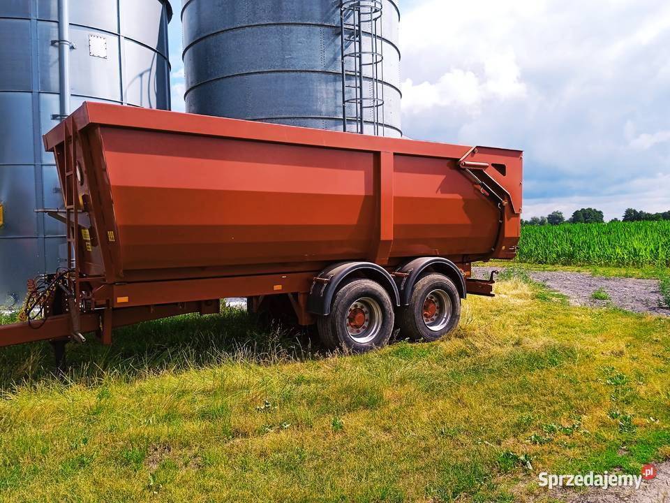 przyczepa tandem wywrotka skorupa 18 ton Białoskóry