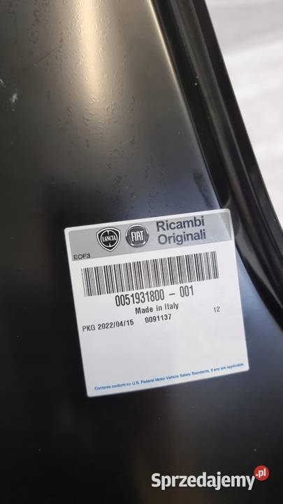 BŁOTNIK PRAWY PRZEDNI FIAT PANDA III 2011 NOWY