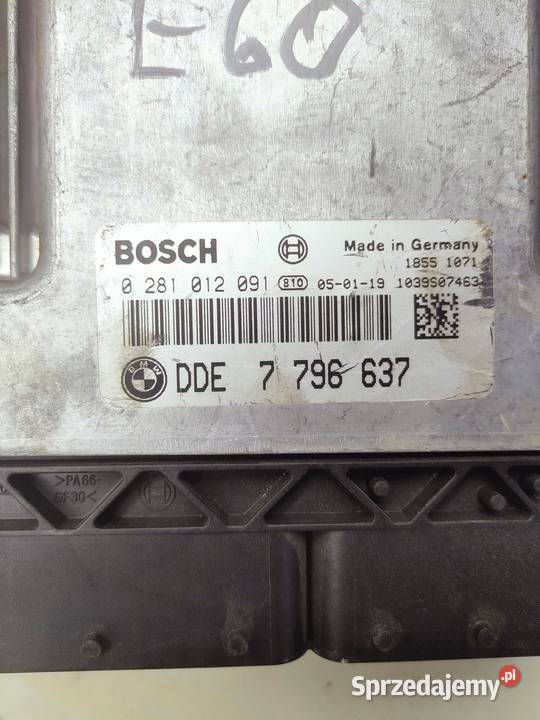 BMW E60 E61 STEROWNIK SILNIKA DDE7796637 sprzedam