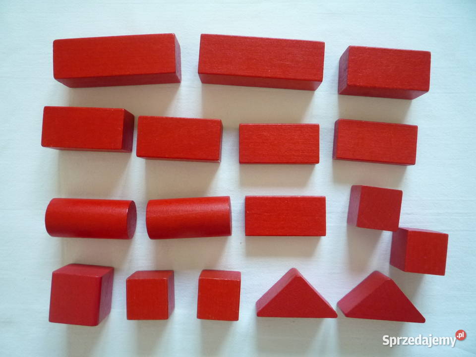 Klocki drewniane 48 sztuk Szczecin