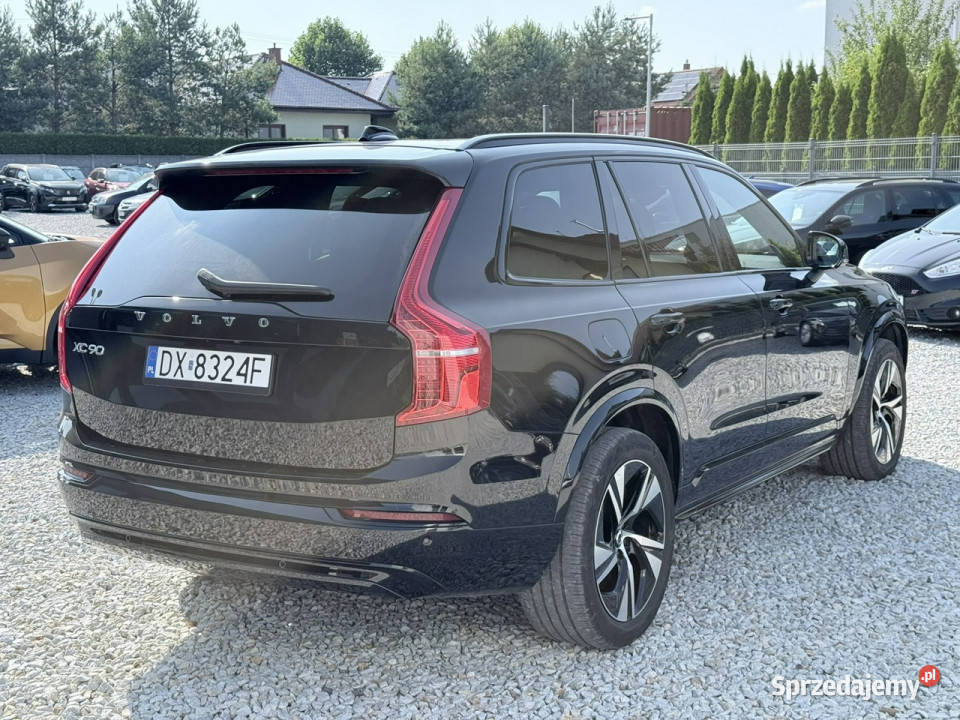 Volvo XC 90 FL 20 B6 16V Mild Hybrid 310 Black R nieuszkodzony Wrocław