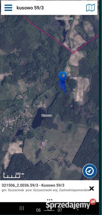 Działka jeziorze droga asfaltowa Możliwość 8zł/m2 Kusowo