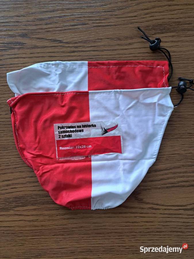 2 Flagi 2 Pokrowce na lusterka Flaga zestaw Świdnica sprzedam