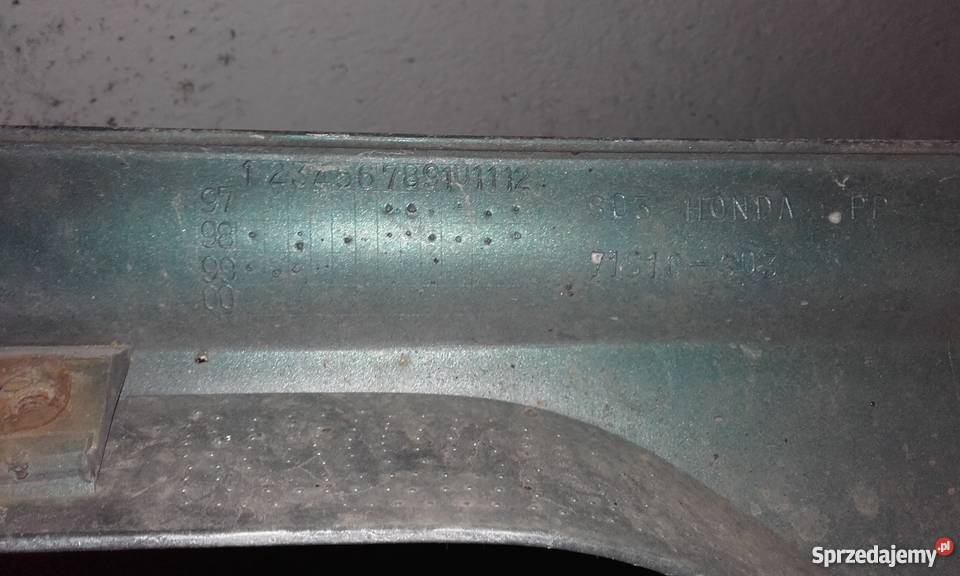 Dokładka zderzaka tył Mugen spoon ek9 style Łódź