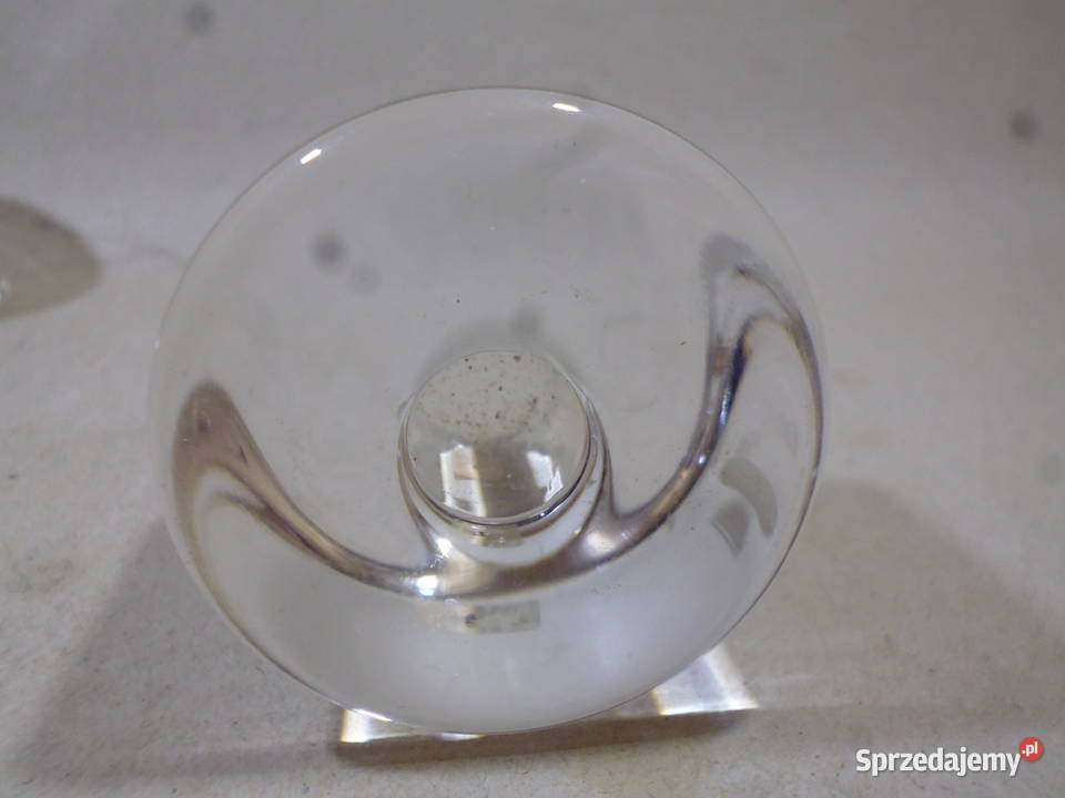 Świeczniki Kryształowe Orrefors Szwecja 6 Warszawa