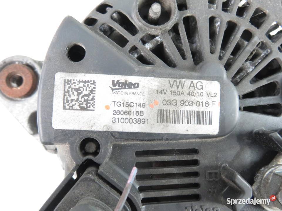 ALTERNATOR AUDI Q5 20 TDI 03G903016F Motoryzacja