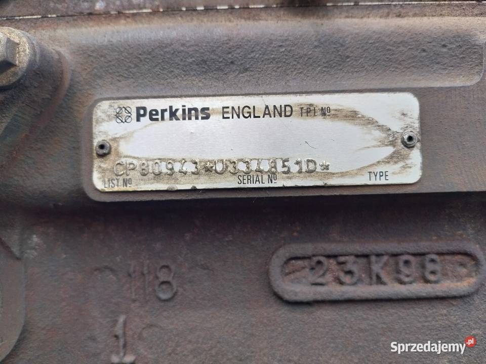 silnik Perkins C3 tłokowy Silnik i osprzęt Borek Wielkopolski