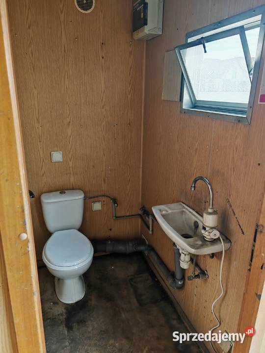 Kontener biurowy socjalny szatnia z WC Gdańsk sprzedam
