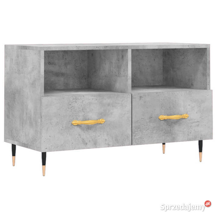 Szafka pod TV szarość betonu 80x36x50 WM828952 mazowieckie Warszawa