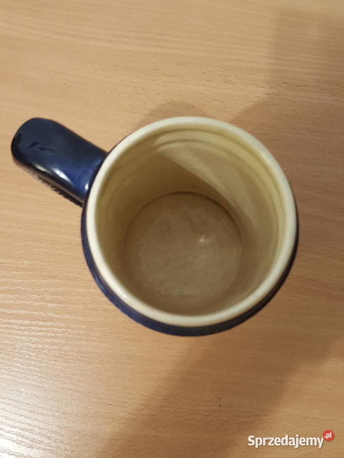 KUFEL z motywem miłość wiedeńska granatowy Złotniki