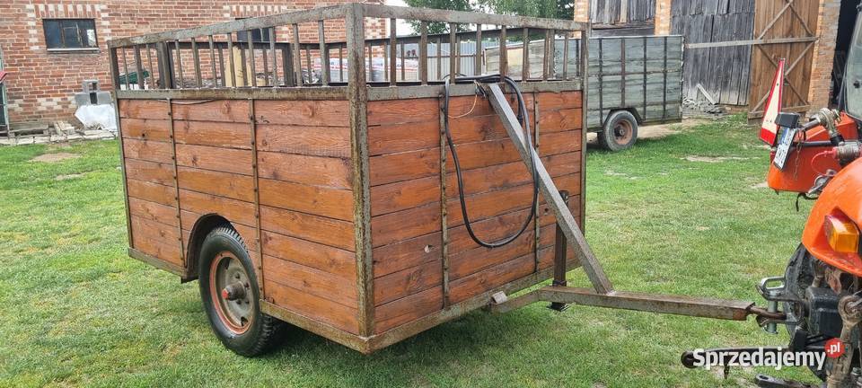 Przyczepa klatka dwukółka nieuszkodzony Lublin sprzedam