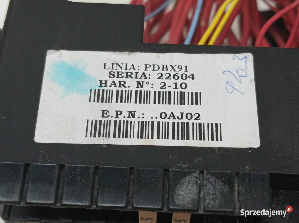 SKRZYNKA BEZPIECZNIKÓW PDBX91 Renault Laguna III osobowe świętokrzyskie