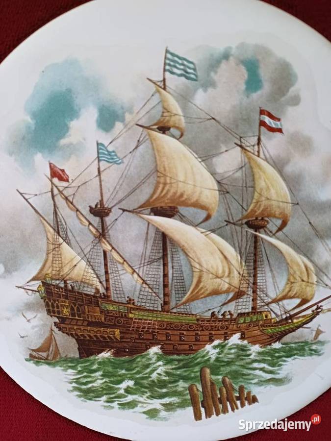 vintage obrazek na porcelanie Nowy Targ